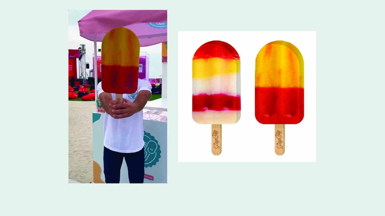 Pop City Ice-cream Popsicle Cutouts